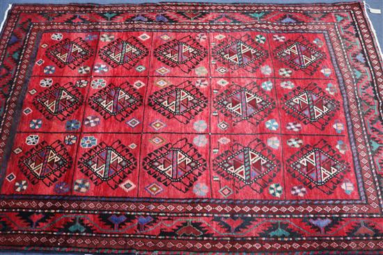 A Goochan rug, 225cm x 148cm